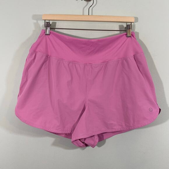 Gilly Hicks by Hollister Pink High Rise Lined Active Running Shorts Size XL - Picture 1 of 7